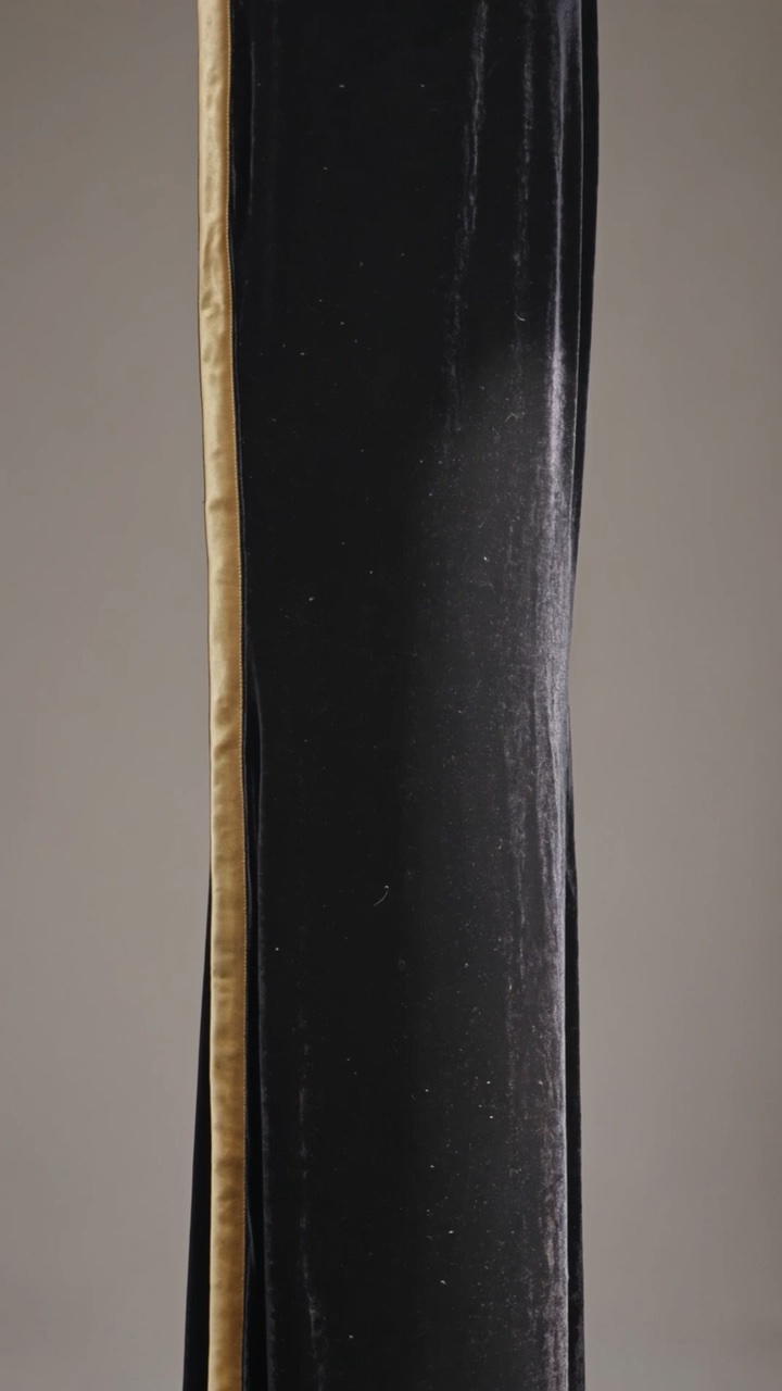 Film 04 — velvet column, side lit