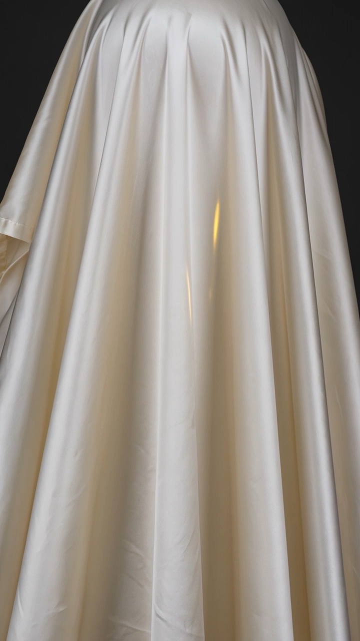 Film 09 — silk drape, shoulder line