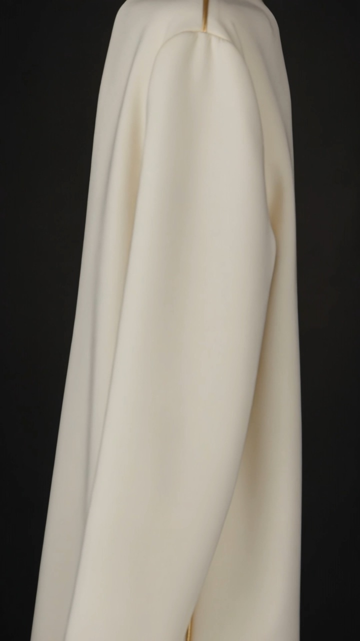 Look 02 — silk twill, bias line