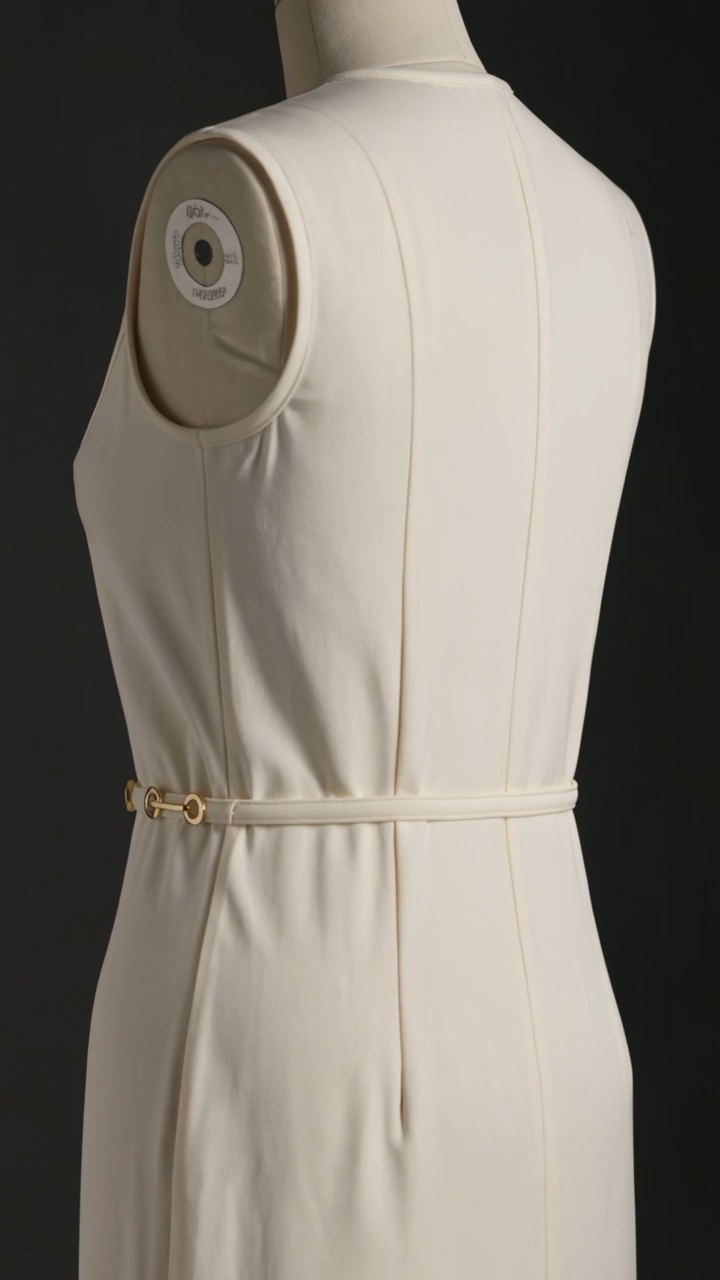 Look 04 — cape fall, hand-finished hem