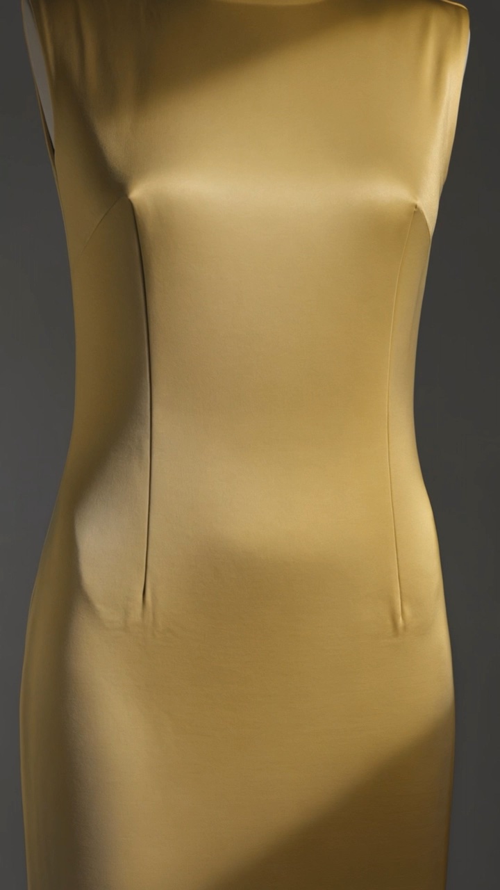 Look 06 — wrap line, standing collar